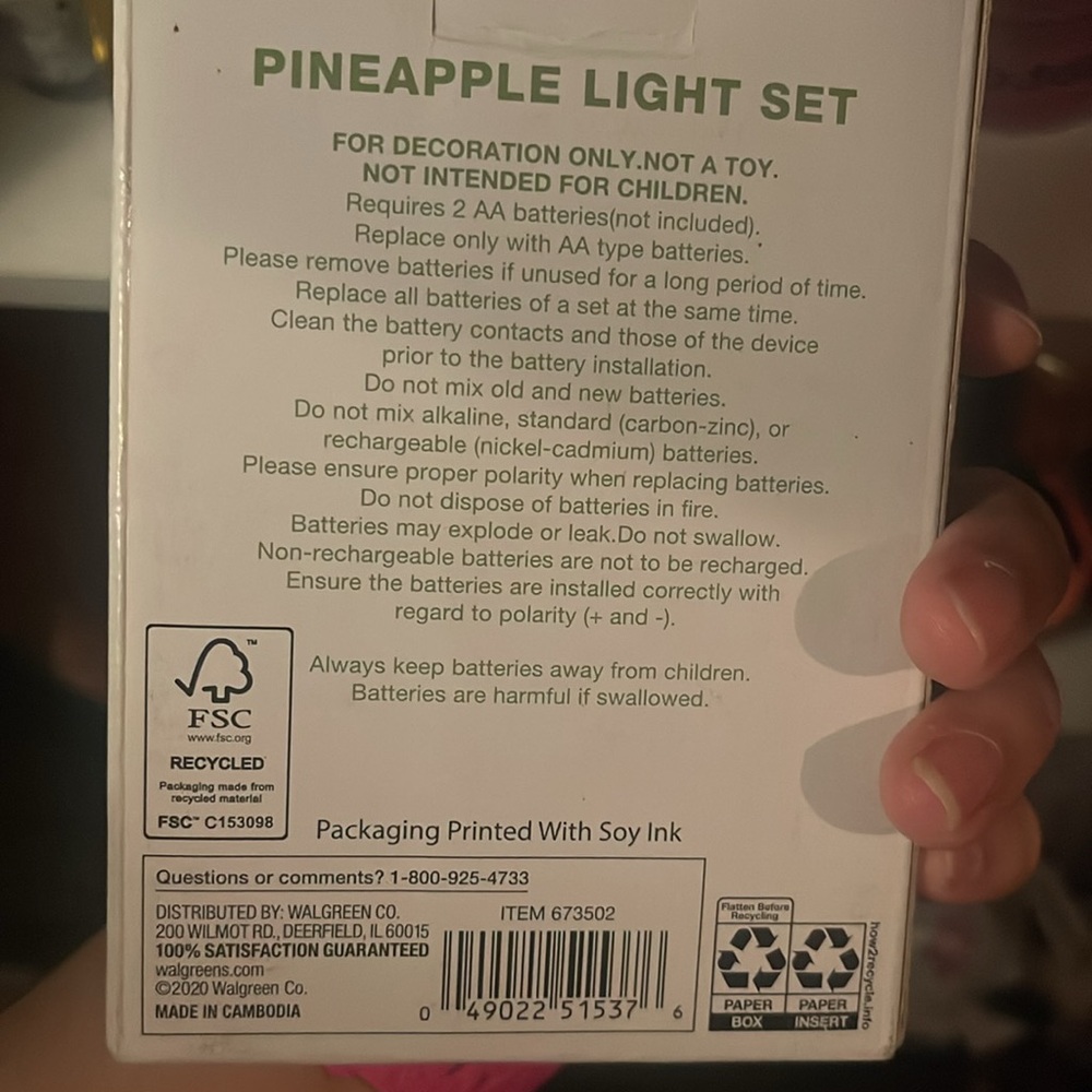 Pineapple LED Light Set - Picture 2 of 4